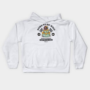 Birthday cake custom motorcycle Kids Hoodie